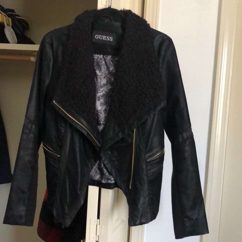 Guess leather jacket